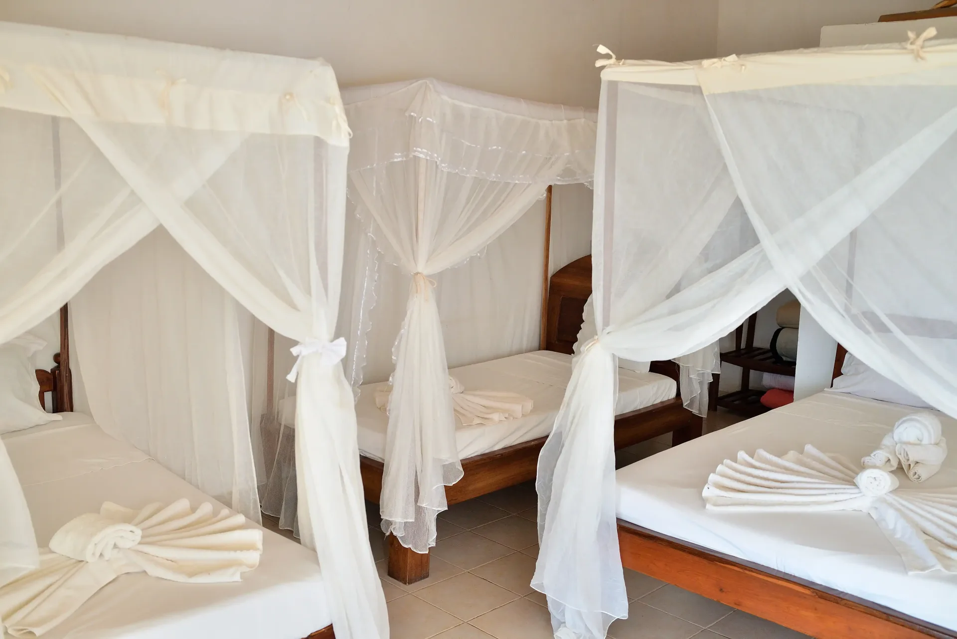 Lits du bungalow Familial